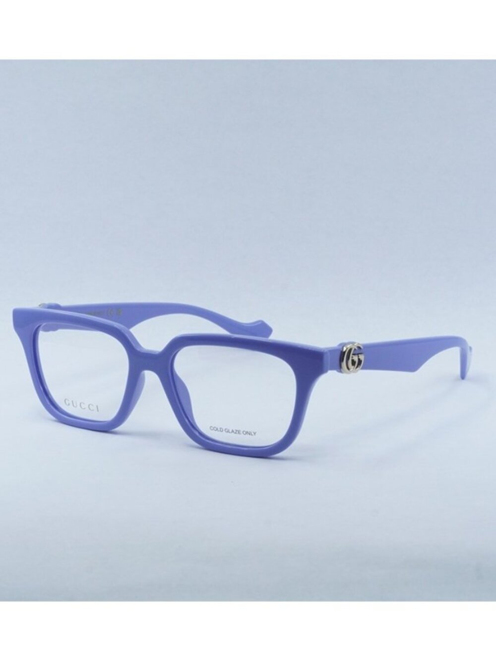 Gucci GG1536O 008 Eyeglasses Lilac 53mm Square Frame